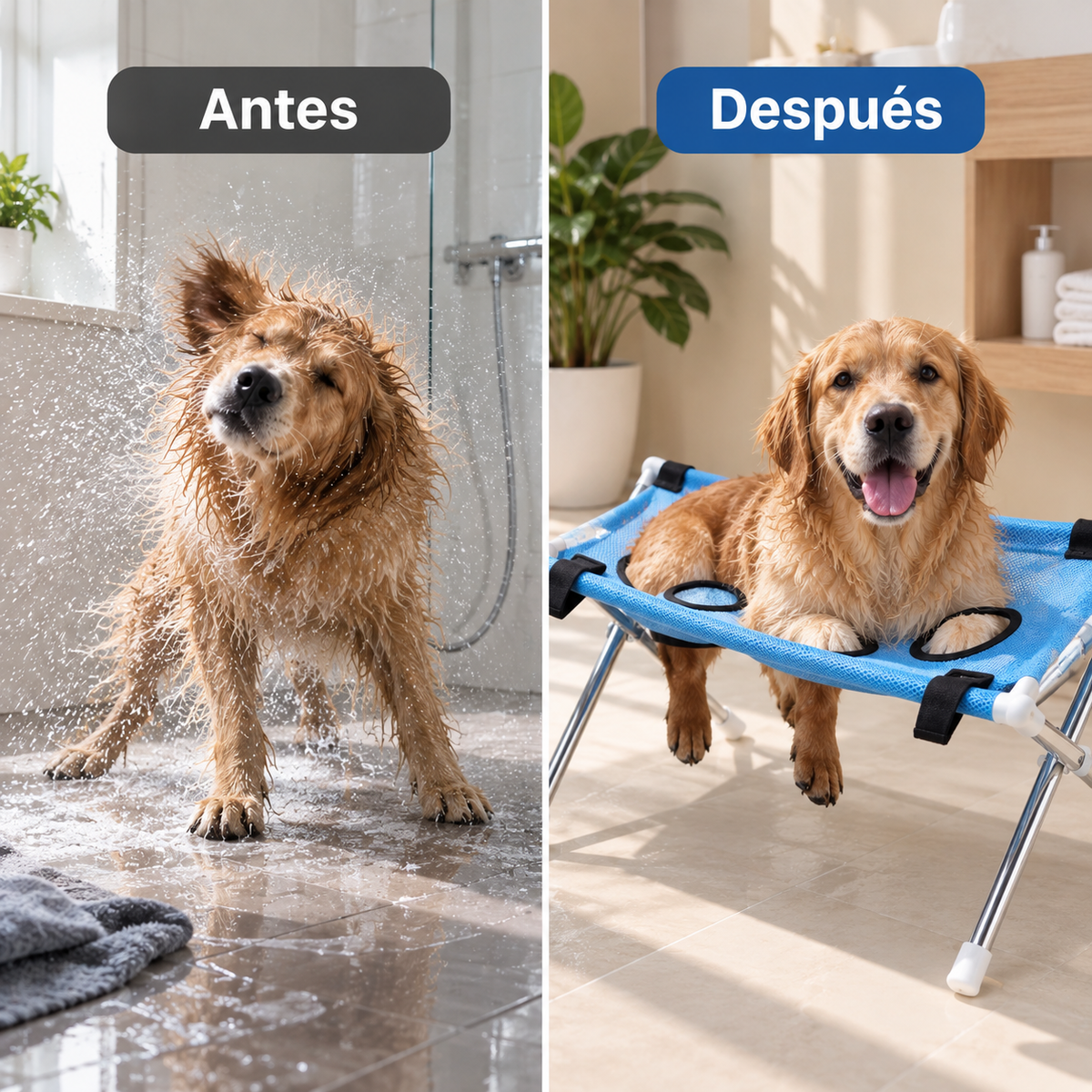 Hamaca de baño para mascotas